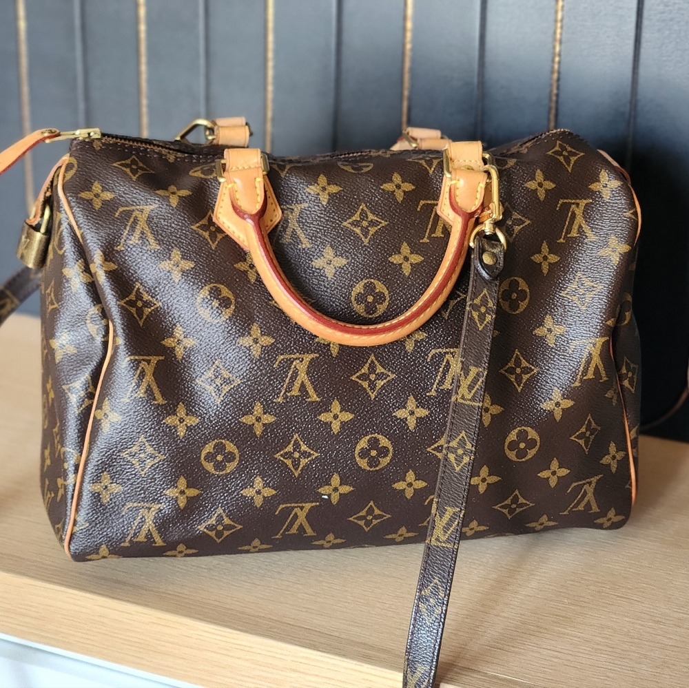 Louis Vuitton Speedy 30 Monogram Canvas Handbag
